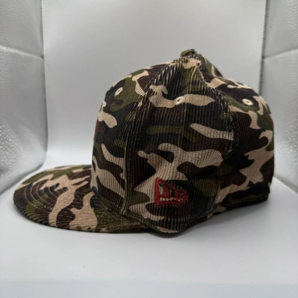 New Era 59Fifty‎ Los Angeles Angels Camo 2010 ASG Corduroy Fitted Hat Size 7 1/4